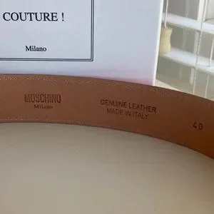 Moschino | Accessories | Moschino Lettering Logo Leather  display picture 1